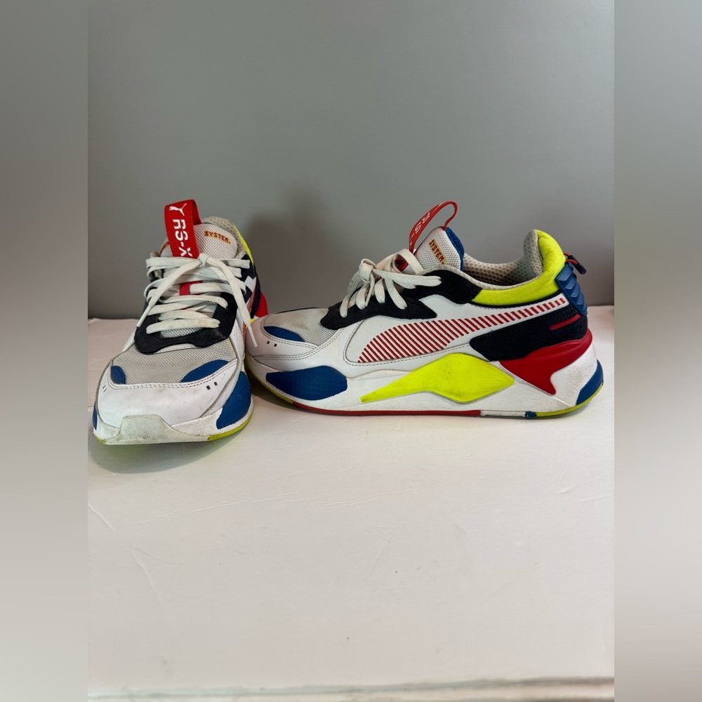 PUMA RS-X Goods 386897 01 MENS RUNNING TRAINING SHOES white multicolor Size 12